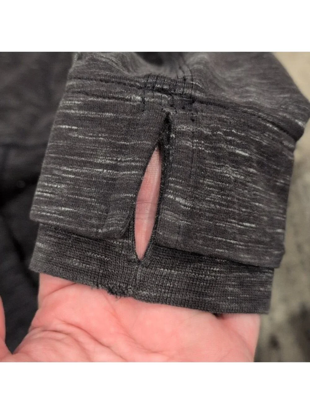 Lululemon Find Your Centre Wrap Heathered Marled Black / Black